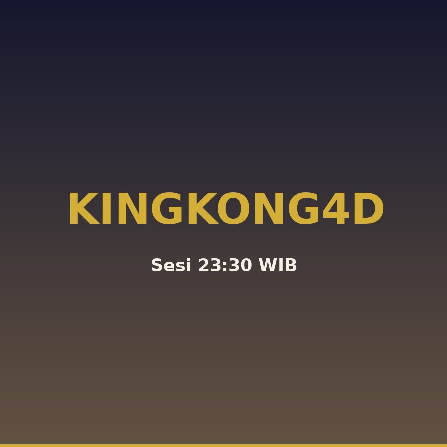 Kingkong 4d Bocoran 23 Hari Ini 8 Oktober 2026, Paito 9 (37064)